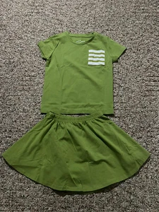 June & January Girls Shirt/Skirt Green 5T - Picture 1 of 4