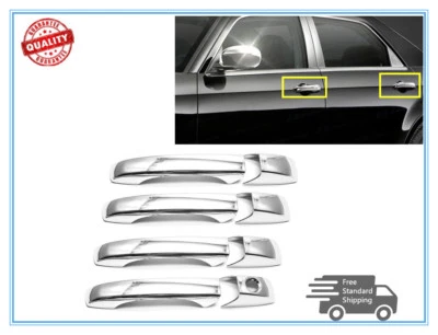 Cubiertas de manija de puerta cromadas para Dodge Avenger-Calibre-Journey-Grand Caravan-Magnum Foto 1 de 3