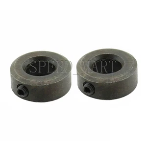 2x Split Ring Drill Stop Collars Set Exact Hole Depth Brad Point Bits 14x25x10mm - Imagen 1 de 3