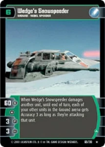 STAR WARS TCG WOTC EMPIRE STRIKES BACK WEDGE'S SNOWSPEEDER (A) 65/210 MINT - Picture 1 of 1