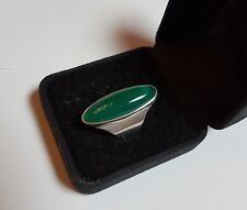 Designer Ring 925 Silber Ringgröße 56 (Ø 17,8mm) Signiert CNP mit Edelstein