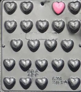 1" Heart Chocolate Candy Mold Valentine 3014 NEW - Picture 1 of 2