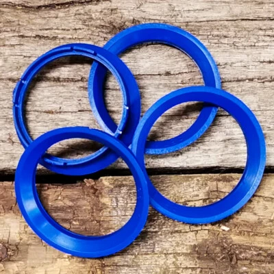 4x Zentrierringe 63,3 x 57,1 mm für Originalräder Audi Seat Skoda Mini Smart - Bild 1 von 4