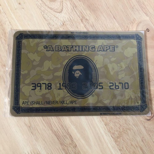 A BATHING APE (BAPE) Tappetino mo limitato membro A Bathing Ape Bape novità