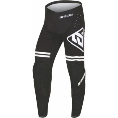 Answer Arkon Trials MX Pants Off-Road Motocross Black White Grey - Image 1 of 2