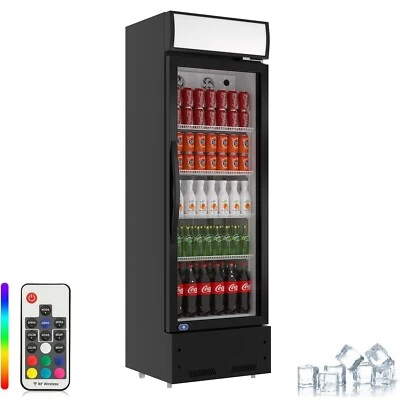 Commercial Glass Door Refrigerator, Single Glass Door Retail Merchandiser Cooler - Image 1 of 4