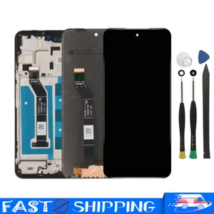 Black LCD Touch Screen Digitizer For Motorola Moto G Power 5G 2024 XT2415 ±Frame - Picture 1 of 14