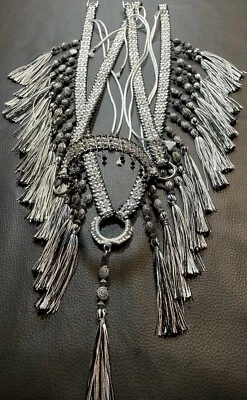 Araber Showhalfter-Set,vorführ Halfter,Pferdeschmuck,Silber-schwarz, Fohlen Mini - Bild 1 von 4