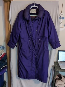 Vintage Women's Size 8 Winter Club Cyclone Purple Parka - Picture 1 of 7