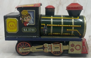 WONDER LAND CHOO CHOO Tin Train N.A. 3790 Made in Japan Vintage - Picture 1 of 16