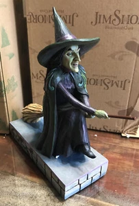 Jim Shore WIZARD OF OZ ~ Wicked Witch of the West ~ I'LL GET YOU MY PRETTY ~ New - Picture 1 of 10