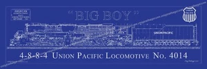 Zug,Big Boy,4-8-8-4,Union,Pacific,ALCO,Lok,Dampflok,Eisenbahn,B/P,RR - Bild 1 von 4