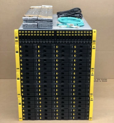 HPE 3PAR 7400c 8GB FC 2 TIER 260.3TB RAW Capacity SAN Storage Solution - Image 1 of 3