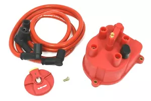 92-95 HONDA CIVIC D15 D16 RED DISTRIBUTOR CAP ROTOR KIT - Picture 1 of 9