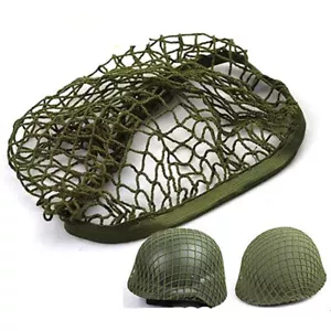 (Green) Helmet Net Cover For M1 / M88 / M35 / MK1 / MK2 Helmet Mesh Us - Picture 1 of 3