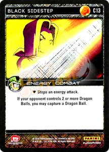DBZ Dragon Ball Z TCG Panini Perfection C13 Black Sidestep Foil - Picture 1 of 1