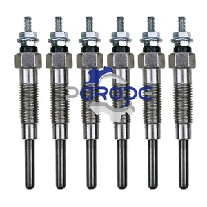 6 pcs Glow Plug 24V for Mitsubishi S6E Engine Forklift Truck - Picture 1 of 4