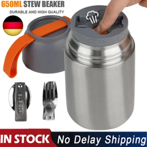 650ml Thermobehälter | Isolierbehälter | Edelstahl Isolierbox | Thermoflasche - Bild 1 von 21