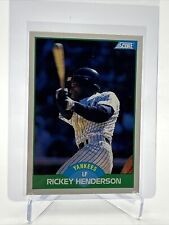 1989 Score Rickey Henderson Baseball Card #70 Mint FREE SHIPPING