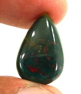 Heliotropo verde natural de 9,70 quilates piedra preciosa suelta cabujón alambre envoltura piedra - 23557 - Imagen 1 de 2