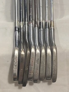 Vintage Tom Nicholson Stainless Steel Patty Berg Golf Club Putter Lot Of 8 - Picture 1 of 15