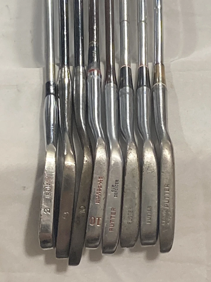 Lote De 8 Putter Club De Golf Patty Berg De Colección Tom Nicholson Acero Inoxidable Foto 1 de 4