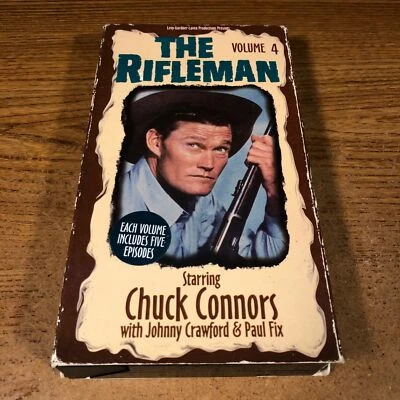 Rifleman Volume 4 VHS VCR Video Tape Used Johnny Crawford Chuck Connors Western - Image 1 of 4
