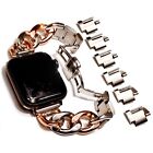 [Royce&Roland] Pasek łańcuchowy do Apple Watch (srebrny / stal nierdzewna) Bez...