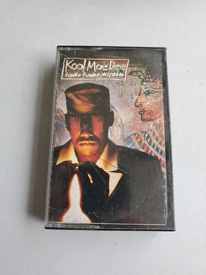 Kool Moe Dee Funke Funke Wisdom Cassette Tape 1991 Jive East Coast Rap Hip Hop  - Image 1 of 2