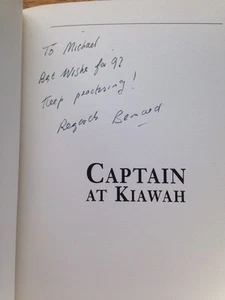 Captain At Kiiawah, Signed By Bernard Gallacher.1st Edition.( To Michael ) - Foto 1 di 1
