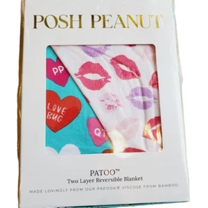 NEW Posh Peanut Valerie / Lola Patoo Reversible Ltd Edition Valentine Hearts Lip - Picture 1 of 3