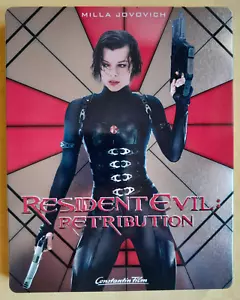 RESIDENT EVIL RETRIBUTION 3D (2012) - STEELBOOK BLU-RAY 2D/3D in Inglese Tedesco - Foto 1 di 10