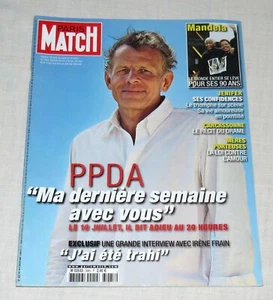 Paris Match French Magazine 3085 9 Jul 2008 PPDA Ma derniere semaine avec vous - Foto 1 di 1