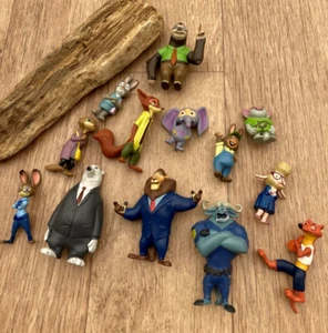 13 x Disney Zootopia/Zootropolis Figura Set Paquete ideal regalo PASTEL - Imagen 1 de 2