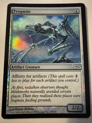 Frogmite - FOIL - Mirrodin - EX - MTG Magic the Gathering - Image 1 of 2