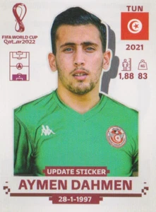 Panini Sticker Fußball WM 2022 Update: Aymen Dahmen TUN Tunisia Qatar - Picture 1 of 2