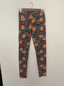 LuLaRoe Women’s Red christmas Cats Leggings One Size - Picture 1 of 3