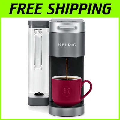 Stylish Gray Coffee Maker with 66oz Reservoir and MultiStream Brewing Power - Image 1 of 4