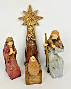 Blossom Bucket Nativity Scene Composite 4 Pieces - Picture 1 of 11
