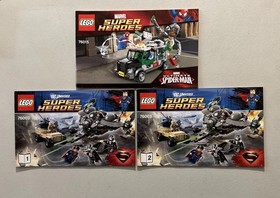 LEGO Super Heroes Marvel DC Instructions Booklets Only Lot 76003 (1&2) 76015