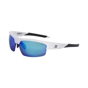 Gafas de sol Marucci MV463 2.0 de béisbol/softbol - blanco mate/verde - espejo azul - Imagen 1 de 4