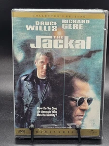 The Jackal DVD 1997 Widescreen New Sealed Bruce Willis Richard Gere (Cut In UPC) - Picture 1 of 6