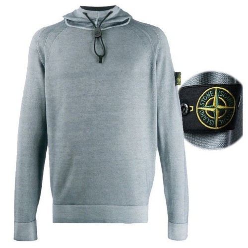 Felpa con cappuccio Stone Island Stone Stemma Patch Coulisse Maglia V0003 7115573A8 140049160