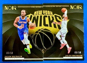 2023-24 Noir Icon Association Gold Jalen Brunson 6/10 Set - Picture 1 of 5