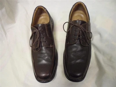 Chaps 96-98048 HYDE Sz. 11M Men's Brown Lace-Up Casual Oxford Leather Shoes EUC - Image 1 of 4
