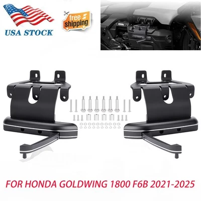 2 PIEZAS Clavijas de pedal ajustables de motor de carretera para Honda Goldwing GL1800 F6B EE. UU. Foto 1 de 4