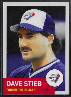 Juego de vida Topps 2025 # 878 Dave Stieb negro bio texto impresión corta LE/10 Foto 1 de 2