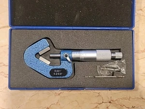 Micrómetro de yunque en V 0,2-0,8" 60 grados de precisión 0,001" - Imagen 1 de 4