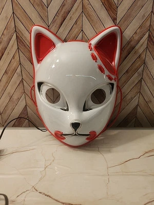  Demon Slayer Anime Mask With Lights - Image 1 of 3