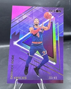 Panini Recon 2020-21 - Derrick Rose #23 púrpura #30/49 - Imagen 1 de 3